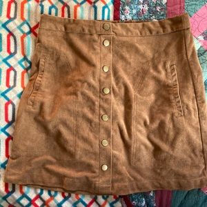 Brown skirt